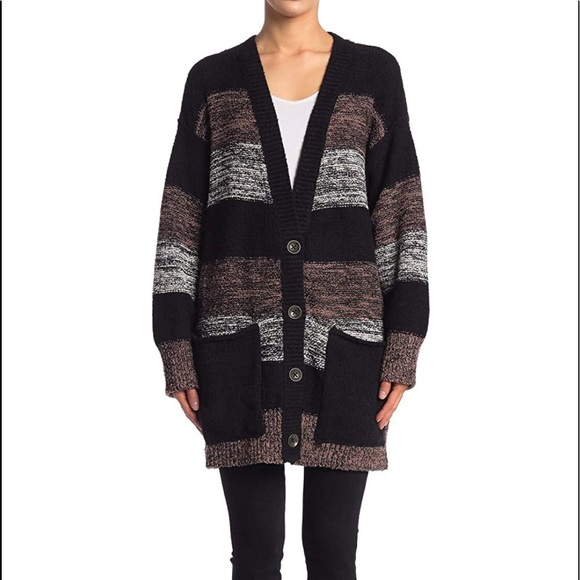 Free People Southport Beach Cardi in Blushes Combo - Picture 10 of 14